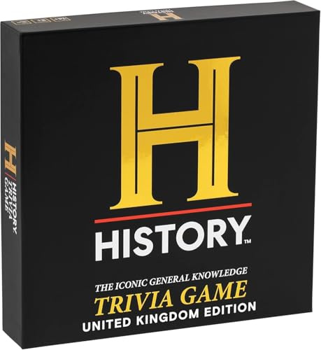 HISTORY Channel Trivia Game UK Edition - 2000+ General Knowledge Questions Christmas Stocking Stuffers Gifts for Adults, Family in Pursuit of Trivial Knowledge - Trivia for Board & Card Games