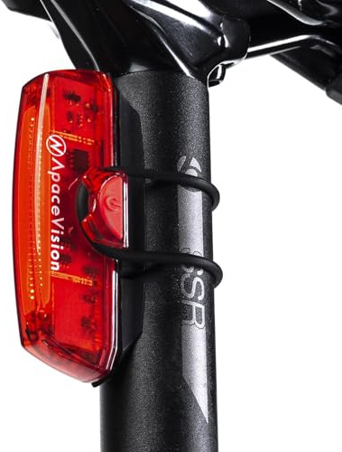 Red Taillight – USB Rechargeable Rear Bike Light, 100 Lumens COB Bicycle Rear LED Tail Light, Easily Clips On as a Red Taillight for Cycling Safety, Durable, Waterproof, and Ideal for Night Riding