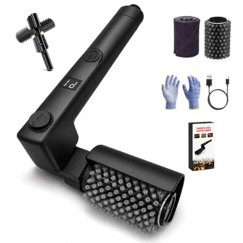 VAMODI Cepillo Eléctrico para Barbacoa Inalámbrico 270° Ajustable 120 Min
