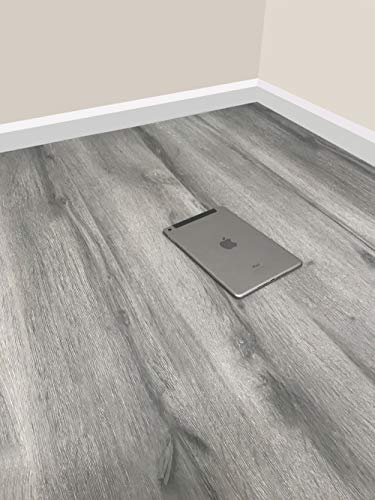 Grandismo Luxury Grey Wood Laminate Flooring - Sold Per 1m2 - V-Grooved - Embossed Effect - Click System