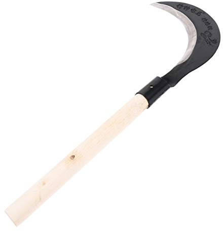 ULTECHNOVO Stahl Hand Gartenbau Landwirtschaft Unkrautentferner Sense Klingenschneider Pfropfmesser Bürstenschneider Handsägen zum Schneiden von Holz