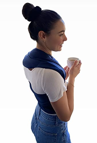 Winter Gift Idea Bonblatt® Rapeseed Corn Pillow | Heat Cushion Made of Cotton (Organic) with Rapeseed Filling | Universal for Neck, Back, Shoulder + Stomach | Ecological, Natural + Fair from Germany