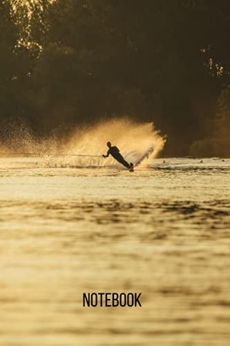 Water ski Notebook: blank lined composition journal | Water ski notebook | 100 pages
