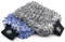 The Rag Company - Cyclone Ultra Wash Mitts – 70/30 'guanto di sfida' misto microfibra coreana, imbottitura in schiuma, antigraffio, senza pelucchi, ideale per lavaggio senza risciacquo, 20,3 x 22,9