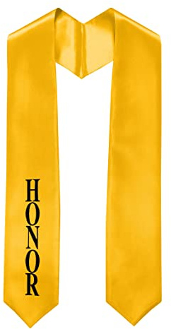 GradPlaza Honor Graduation Stole Sash for High School College
