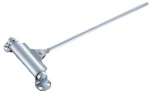 Ferme-porte mécanique à tige Tirex modèle n°54 galet simple pour porte 80kg finition argent - GROOM - 154101U