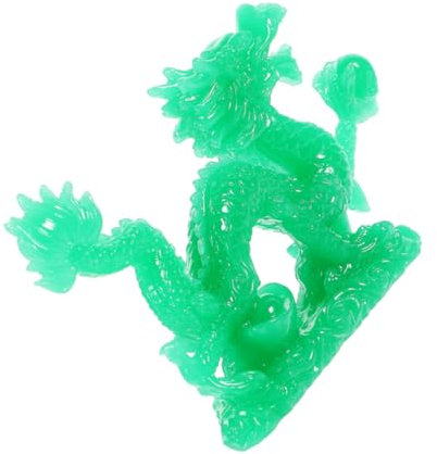 Garneck Grüne Drachenstatue Aus Kunstharz Tierstatue Deko Schrank Chinesische Drachenstatue Drachenstatue Deko Drachenfigur Kunstharz Bastelfigur Kunstharz Basteldeko