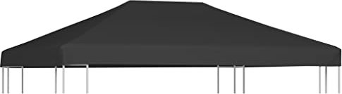 Pavillon-Abdeckung für Pavillon, Ersatzzelt, 310 g/m², 4 x 3 m, Beige, Gartendach