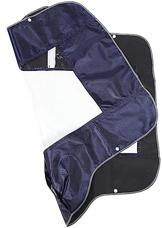 FOYTOKI Elektromobil Schutzabdeckung Faltbar Oxford Gewebe Dunkelblau Rollerabdeckung Regenschutz Praktische Rollerschutzhülle Für Faltbare Elektromobile Im Freien