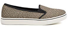 BB M BERNIE MEV NEW YORK Women's Slip On Ballerines - Venice est une sportive ultra légère, confortable, pour marcher avec semelle en mousse à mémoire de forme et semelle ultra légère - Or - Bronze,