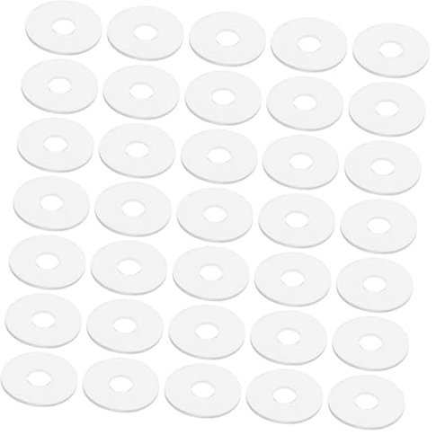BELLIFFY 50 Piezas Juntas Transparentes Arandelas De Fijación De Tornillos Arandelas Para Manijas De Puertas De Ducha Junta De Sellado Para Uso Baño Para Sujeción