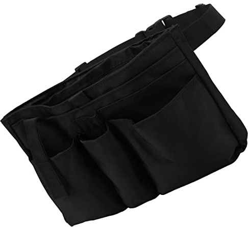 Naroote Server Pouch, Waitress Accessories PVC with Multi Pocket Bando Bag for Waiter