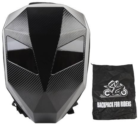 Aramox LED-motorcykelryggsäck Programmerbar LED-skärm DIY 48x48 Pixelanimation Bluetooth-appstyrd Vattentät Laptopryggsäck för Ridning, Vandring, Resor