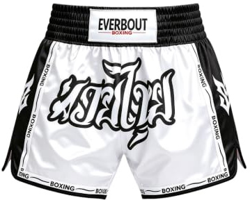 Freebily Barn Muay thailändska shorts barn kickboxningsshorts | Elastiskt band, snabbtorkande tyg, sidobrätte, Bjj, Cage Fighting, Fighting, Mma, Jogging, Fitness