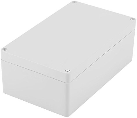 Vattentät Kopplingsdosa IP65, ABS Plastlåda för Utomhus/Inomhus, Elektrisk Projektlåda med Tätningslist, Dimension 200x120x75mm (ca. 20x20cm)