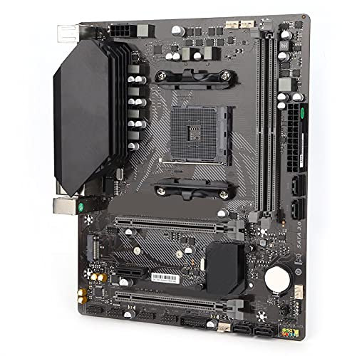 B550M MicroATX Motherboard for AMD Ryzen R3 R5 R7 am4 Socket Chip, Gigabit Network - PCIe/M.2/SATA III - 2xDDR4 - USB 3.0/VGA/HDMI/RJ45