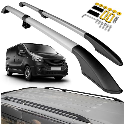 CHROMEMASTER | Compatibili con Renault Trafic 3 Long L2 2014+ | Barre Trasversali da Tetto, Mancorrenti sul Tetto | Sono Utilizzate per il Montaggio di Portapacchi, Box da Tetto o Portabiciclette