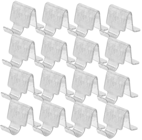 DIYEAH 20pezzi Clip Per Mensole in Staffe Supporto Per Mensole Fibbie in Resistenti Armadi Vetrine Librerie Scaffalature Armadi