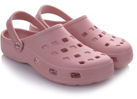 LEMIGO Zoccoli da giardino leggeri per uomo e donna Eva Zoccoli da giardino pantofole estive G. 36-47 EU, Lemigoose, Colore: rosa., 38 EU