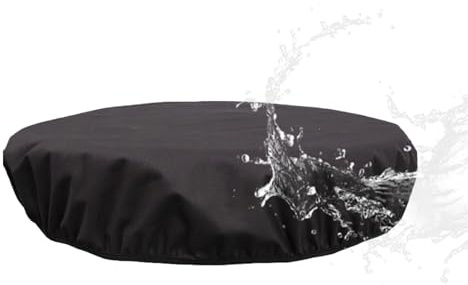 Cubierta para Hoguera – Tapa Duradera para Patio, Protector de hoyo en el Suelo | Protector de Exterior Resistente al Agua para Cuenco de Fuego de Patio Trasero, Protector de Llama de Porche