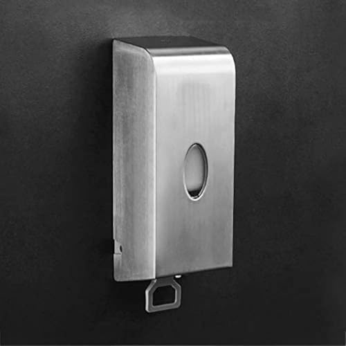 Dispensador De Jabón, Dispensador De Desinfectante para Manos, Bomba Dispensadora De Jabón En Espuma Montada En La Pared, Botella Dispensadora De Jabón De Acero Inoxidable Manual Fácil De P