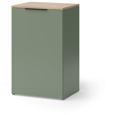 Vicco Sideboard Wido, Green, 50 x 80 cm with shelf, for storage and space-saving organization