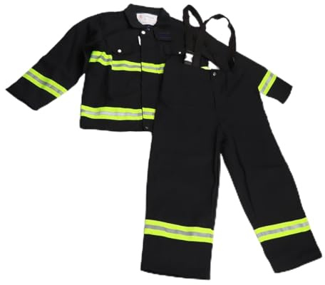 Uniforme Pompiere Mistico/fantasy Ritardante, Tuta Mistica/fantasy Ritardante, Tuta Protettiva Resistente Al Calore per Ambienti Difficili - Pantaloni Riflettenti - L/175 (M)