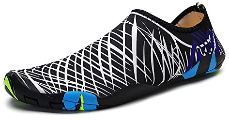 Padgene Barefoot Skin Water Shoes Socks, Men Women Quick Dry Water Sport Shoes, Unisex Aqua Shoes for Swim Yoga Beach Running Snorkeling Swimming Surf Scuba Diving White
