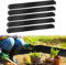 Herrselsam Rasenkante verzinkt Metall 5m 10m 15m 20m 25m 30m 35m 40m 45m 50m 100x15cm Beeteinfassung Beetumrandung Mähkante Metall Palisade, Schwarz(Länge 20m - Höhe 15cm)
