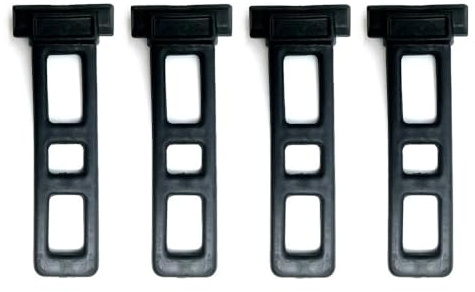 1383858 1377600 1358343 4PCS Goma de sujeción for Guardabarros Trasero, Adecuada for Scania Recambio