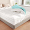 Aivermeil Matratzen Topper 160x200cm H3 Gel Memory-Schaumschicht mit Waschbarem Flauschigem Bezug 10CM Höhe Matratzentopper mit Gel Memory Foam für Boxspringbett Wohnwagen Schlafsofa