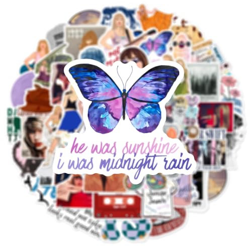 200 Stück T-a-y-l-o-r Laptop Aufkleber, Wasserfeste Vinyl-Aufkleber für Autos, Laptops, Skateboards, Helme und mehr