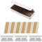 QILUCKY 100 Pcs Scraper Blades,Sticker Remover for Car,Glass Scraper for Windows,Paint Cleaning Tool,Plastic Scraper Replacement Blades Non-Scratch for Car Windows Oven Sticker Remover