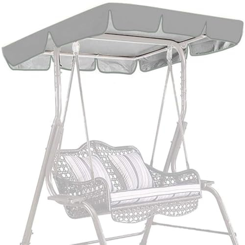 YWBXSHKD Techo De Repuesto para BalancíN De JardíN 190x132x15cm, Toldo Fundas Universal para Balancines, Fundas para Toldo De Repuesto para Asiento De Columpio para Hamaca, para Patio, JardíN