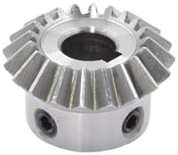 1 st 90° 1,5 modul 20 tänder konväx kugghjul, borrhål 8/10/12/14/15/16 mm, hastighetsförhållande 1:1 rät tandkonväx kugghjul Pinion för CNC-utrustning(1.5 Module 20T Bore 10mm+Keyway 4mm)