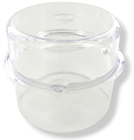 DL-pro Messbecher für Deckelöffnung in Vorwerk Thermomix® Küchenmaschine TM21 TM31 TM3300 TM5 100ml Fassungsvermögen BPA-frei transparent Kunststoff