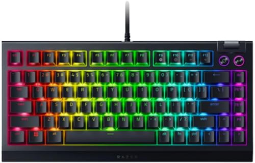 Razer Clavier Filaire mécanique Gaming BlackWidow V4 X Yellow Switch Noir