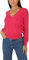 Pull Femme Col en V en Cachemire, Fabriqué en Italie (FR/ES, Alpha/Lettres, M, Taille Normale, Taille Normale, Rose)