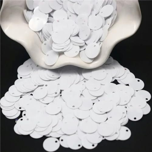 Pailletten, 10 mm, 15 mm, 20 mm, 25 mm, runde Pailletten, Löcher, Konfetti, Dekoration, DIY-Schmuck, Kleidung, Taschenzubehör, 10 g – 20 mm, 10 g