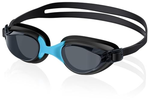 Ambienden Lunettes De Natation Unisexes, AntibuéE Et Antifuite, Verres Transparents, Pont Nasal RéGlable Et Coloré, Vision Large Et Confortable Pour Lunettes Piscine Adulte En ExtéRieur