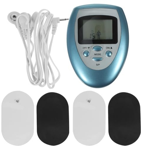 OATIPHO Électrostimulateur Musculaire Portable Appareil De Stimulation Électrique Pour Soulagement De La Musculaire 8 Modes 4 Électrodes Pour Dos Cou Épaules Jambes Taille