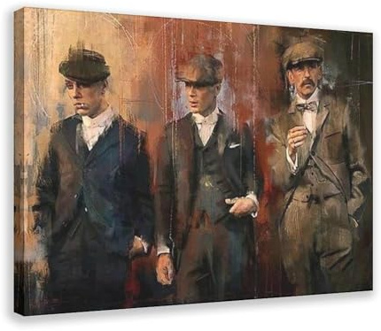 NCUDANK Peaky Blinders, poster artistico da parete con graffiti, stampa artistica da parete, per soggiorno, camera da letto, 30 x 45 cm