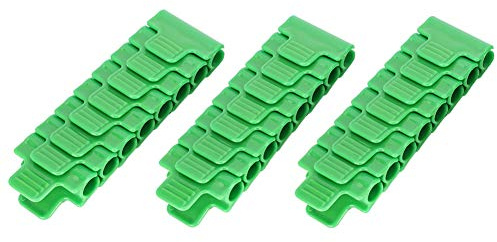 Abrazadera de Clip de película de plástico para Invernadero, Herramienta de jardinería, Accesorios para Tubo de 11mm, 24 Uds.