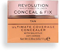 Revolution Beauty London, Conceal and Fix, Ultimate Coverage, Concealer, Tan, 11g