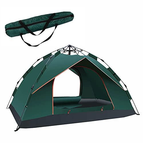 Holdfiturn Camping Tent Pop Up Automatic Dome Tents Canopy 2-3 Person Waterproof Easy Setup Lightweight Backpacking Tents for Hiking Backyard Double Layer