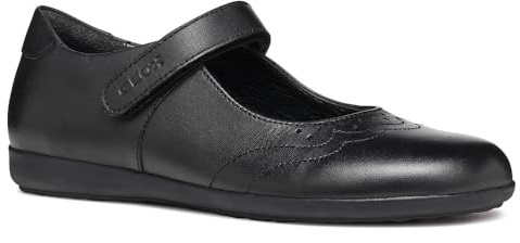 Geox - J IBERIDE Girl G, Bailarinas Planas Niñas, Black,