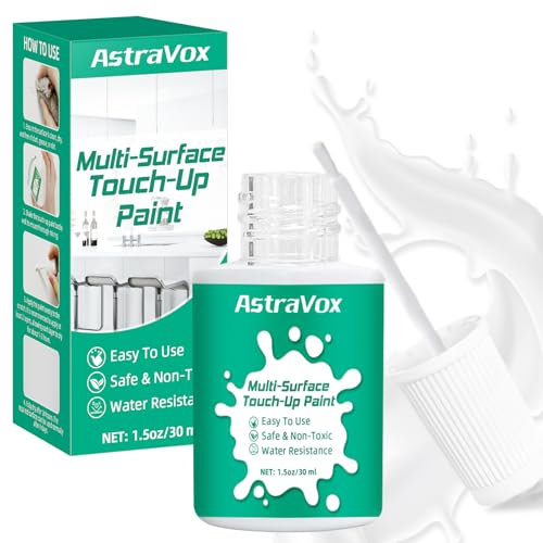 AstraVox pintura bañera, multisuperficie para esmalte, muebles, electrodomésticos, azulejos, baños, reparación de rayones en interiores y exteriores, impermeable, fácil de usar (semibrillante)