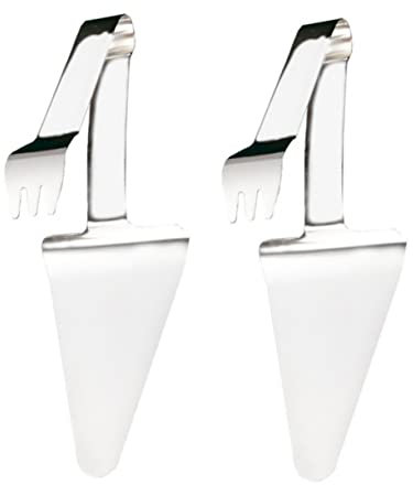 NAMOARLY 2 Piezas Palas De Acero Inoxidable para Pizza Queso y Pasteles Pala para Pizza para Pasteles para Hornear