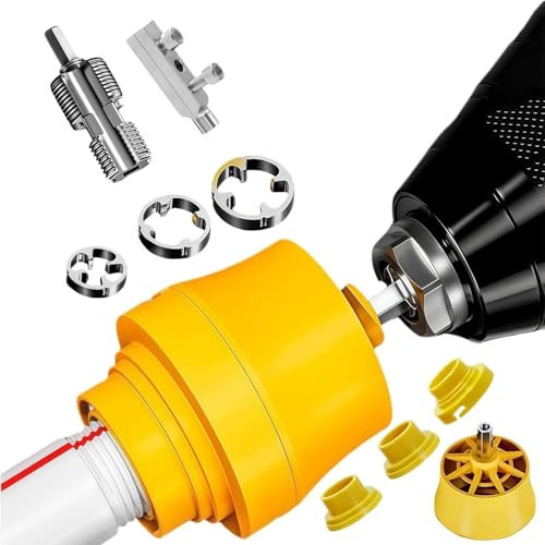 Utensile Per Filettare Tubi PVC | Set Per Filettare Tubi In PVC,Taglio Interno Esterno, Set Maschi e Filieri, Utensile Manuale per Idraulica Regolabile per Tubi, Facile Utilizzo