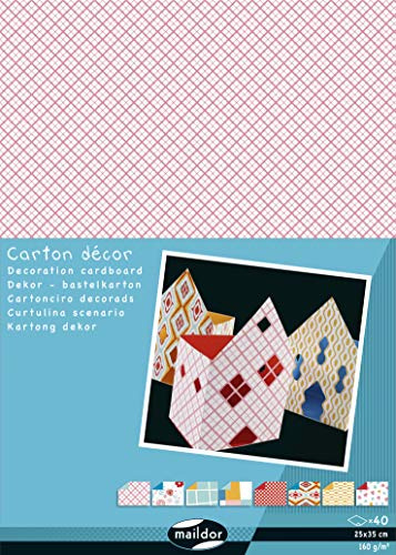 papper 50 35.0 x 25.0 x 0.8 cm Assorted Colours (Grid)